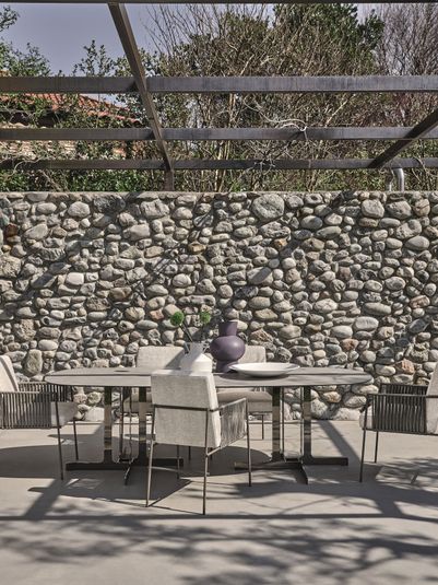 Outdoor Sessel Kyo & Tisch Nell von Ditreitalia